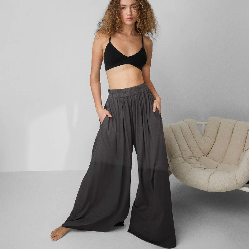 Celebrity Style Organic Pima Wide Leg Pant