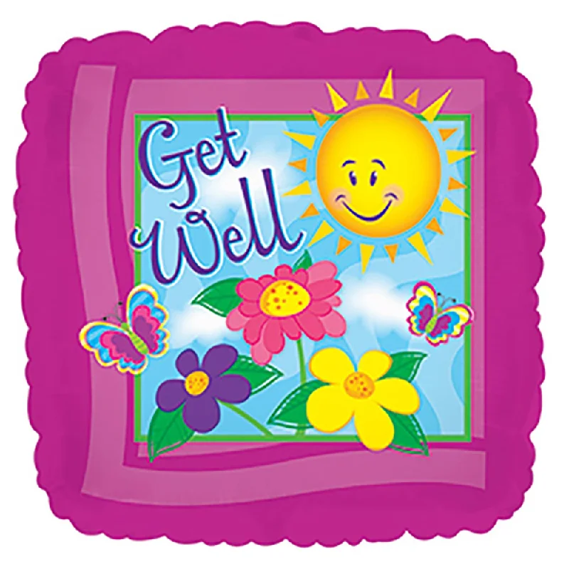 Personalized Wear 17 inch GET WELL SUN