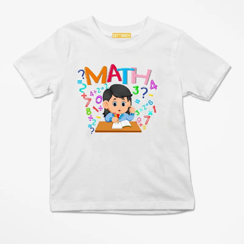 High-end Fashion Math Girls T-shirt