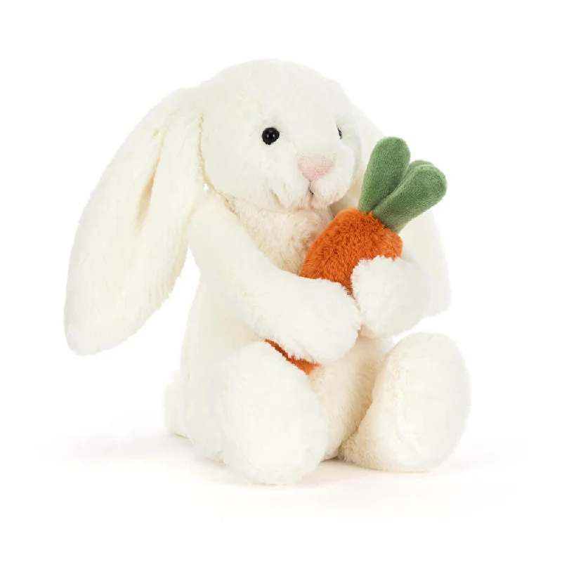 Retro Lace Fabric Jellycat Bashful Carrot Bunny Little
