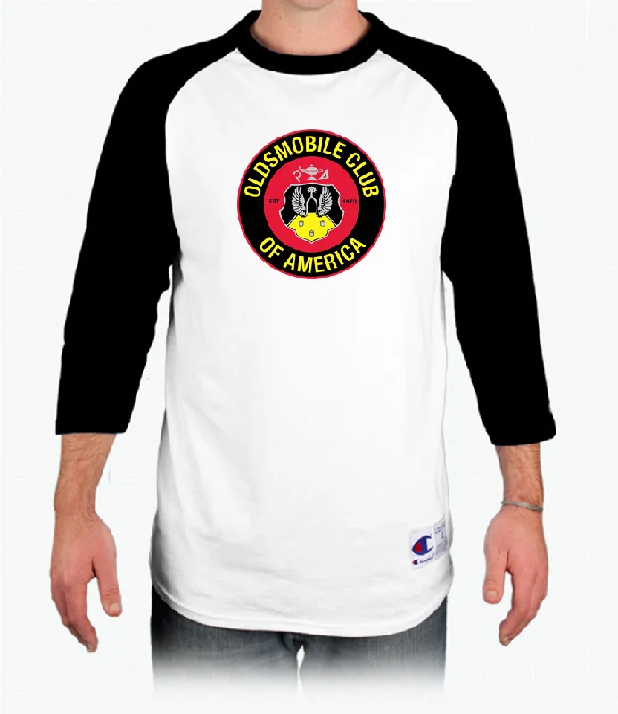 Street Sports Shoes OCA Oldsmobile Club of America Raglan Baseball T-Shirt