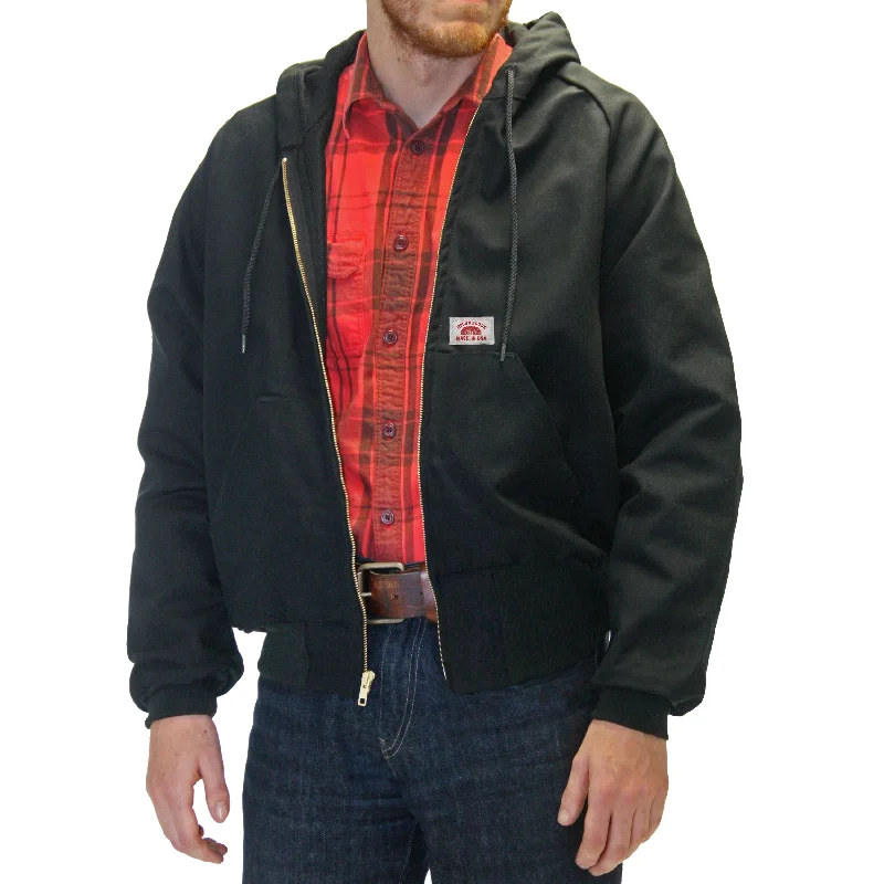 Sweet breath NO LONGER MADE #1806 American Made Jacket Black Duck Hooded 12 oz. Jacket Made in USA