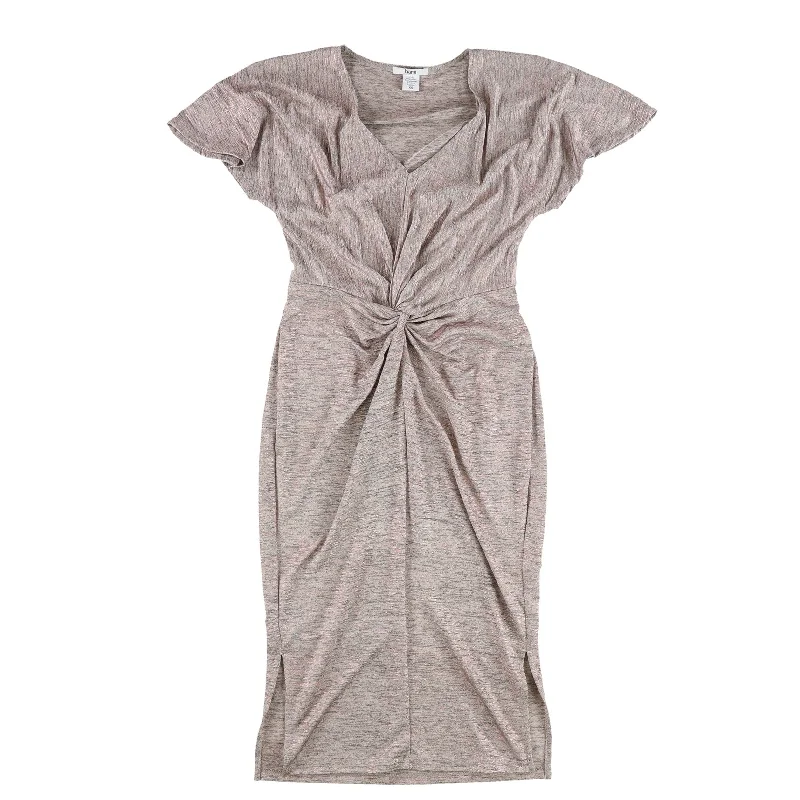 Affordable selection Bar Iii Womens Twist-Front A-Line Dress