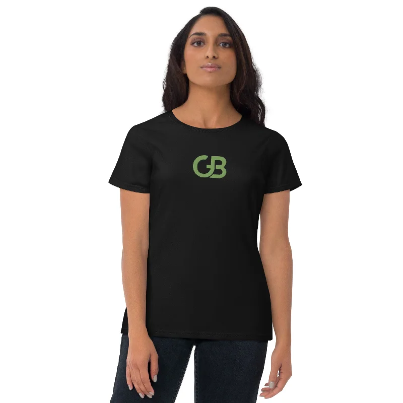Fashionable Ease Gerald Black Women's Short Sleeve Gold Label T-Shirt KWGN
