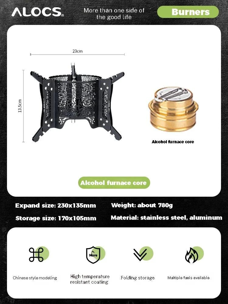 Furnace alcohol core