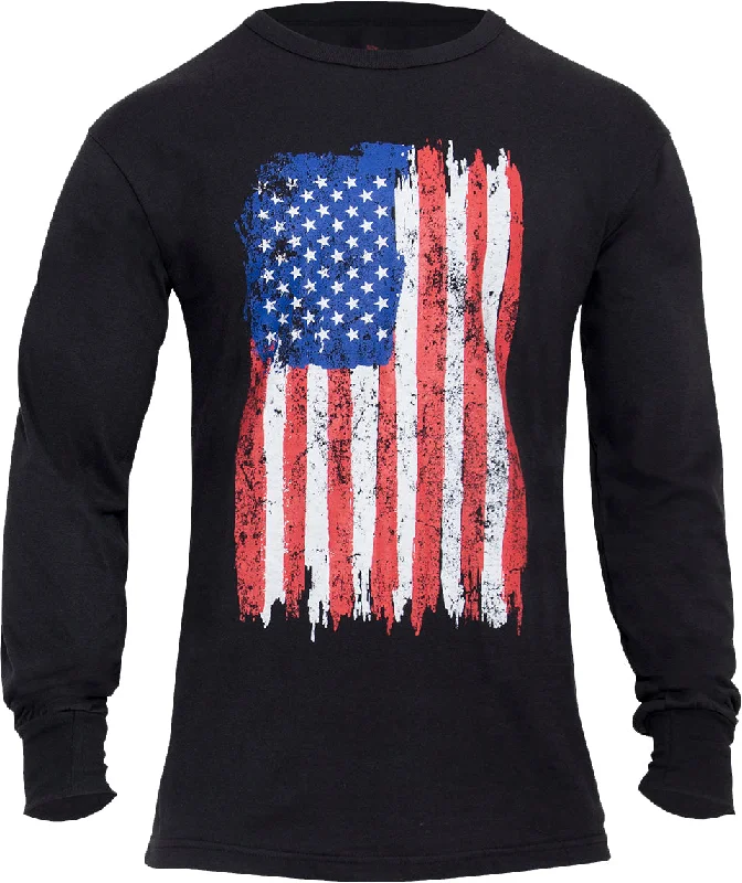 Classic Color Red/White/Blue - US Flag Long Sleeve T-Shirt