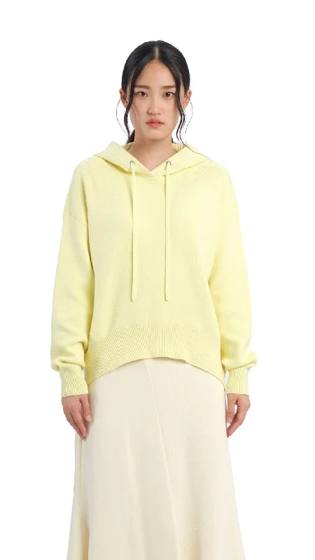 Minimal Style Knitted Hoodie