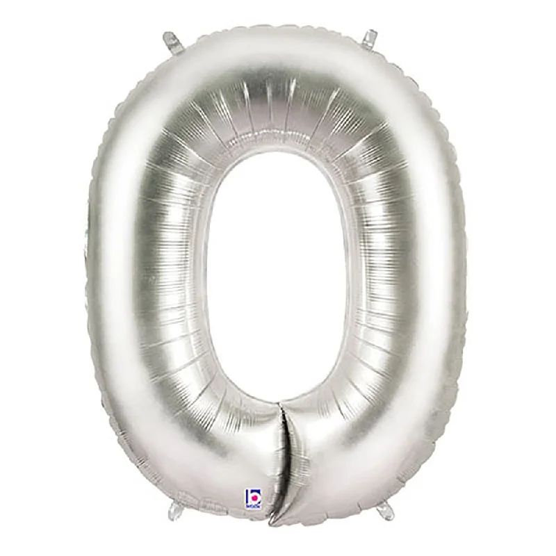Sports Yoga Style 40 inch LETTER O - SILVER MEGALOON