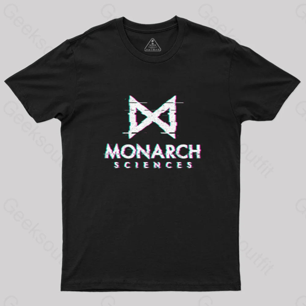 French Style Monarch Sciences Glitch Geek T-Shirt