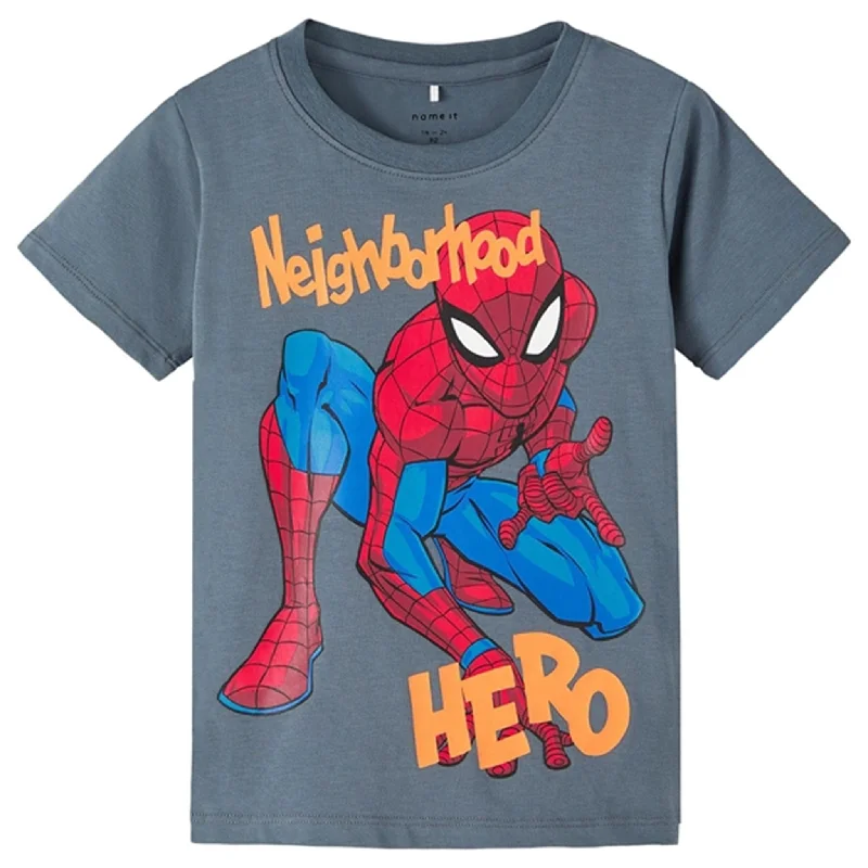 Trendy And Casual Name it Stormy Weather Malfi Spiderman T-Shirt