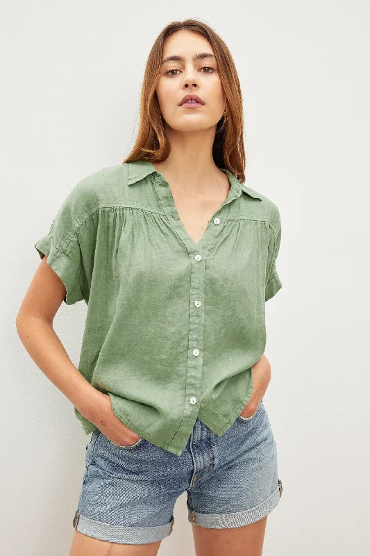 French Style ARIA LINEN TOP