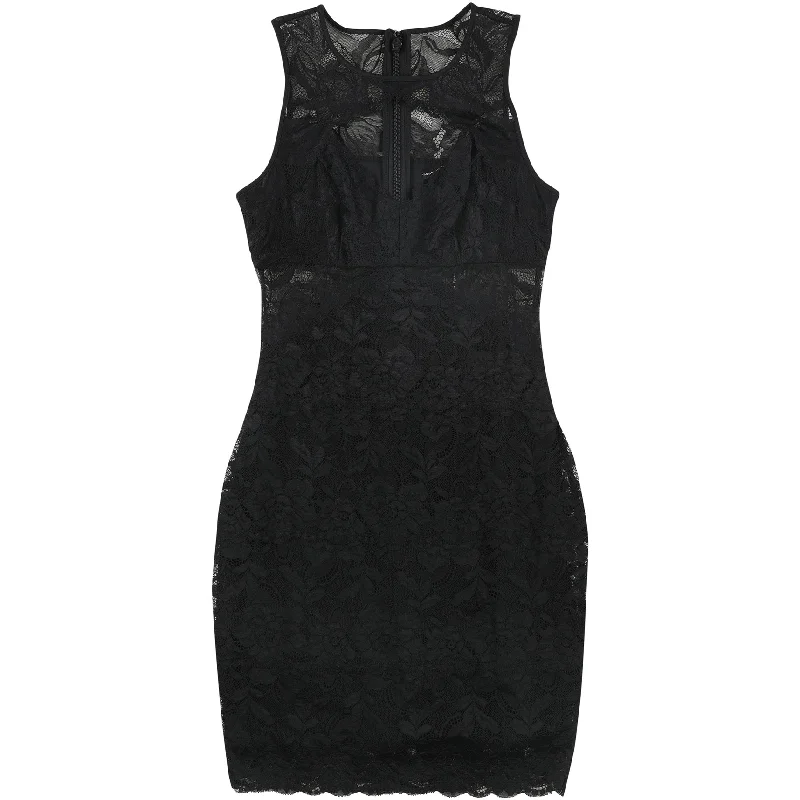 Windbreaker fashion Guess Womens Silvana Lace Bodycon Mini Dress