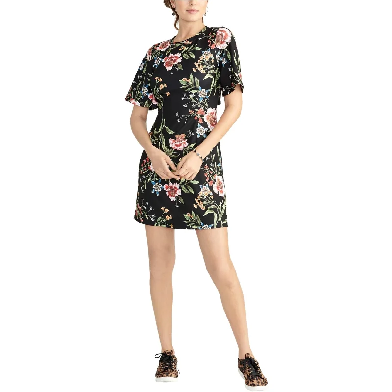 Comfortable Sweaters Rachel Roy Womens Peekaboo Mini Dress, Black, X-Small