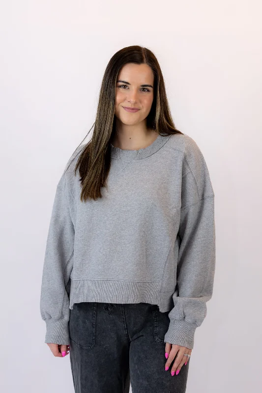 Timeless Comfort Intercept Pullover | Heather Grey