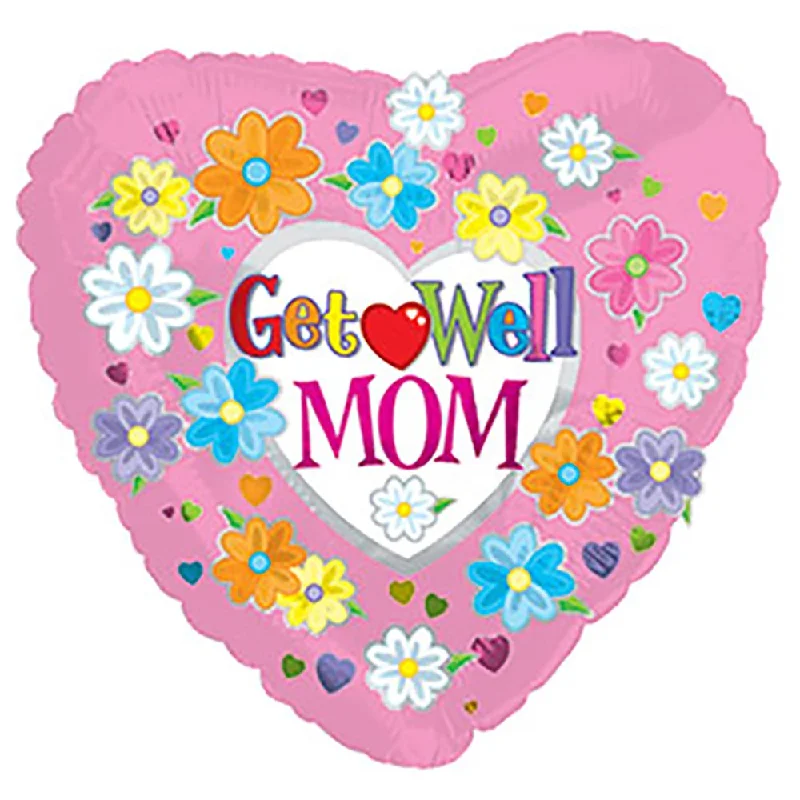 Classic Color 17 inch GET WELL MOM