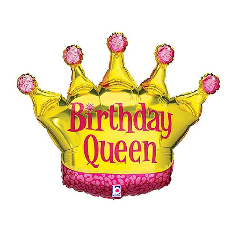 Minimal Style 36 inch BIRTHDAY QUEEN