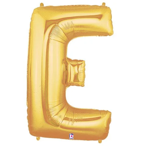 Casual Comfort 40 inch LETTER E - GOLD MEGALOON