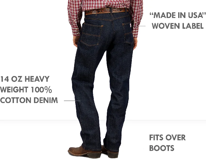 Slim Fit #1903 American Made Jean COWBOY ORIGINAL FIT 14 oz. Five Pocket Jean