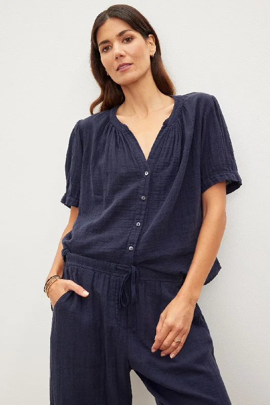Renaissance Style DEANN COTTON GAUZE TOP