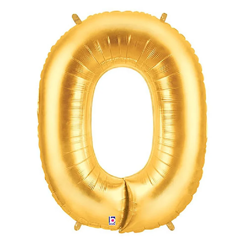 Sports Functional Style 40 inch LETTER O - GOLD MEGALOON