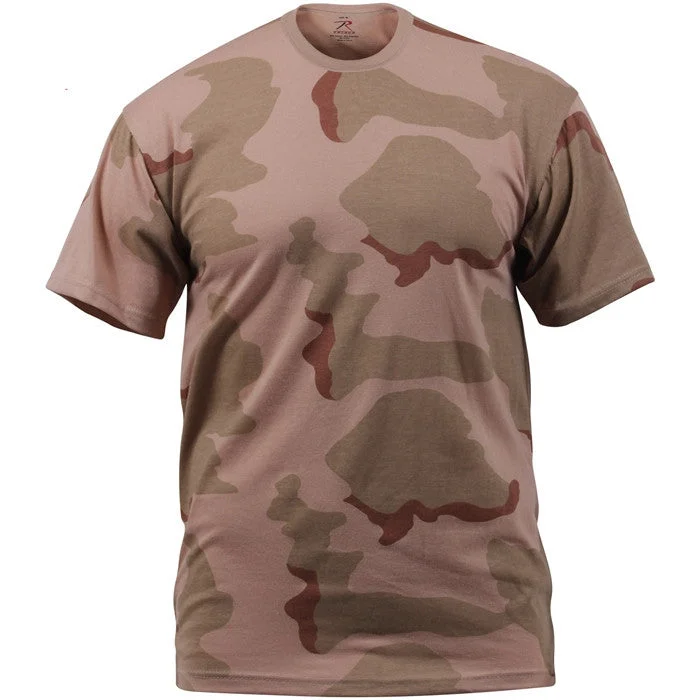 Easy Style Tri-Color Desert Camouflage - Military T-Shirt