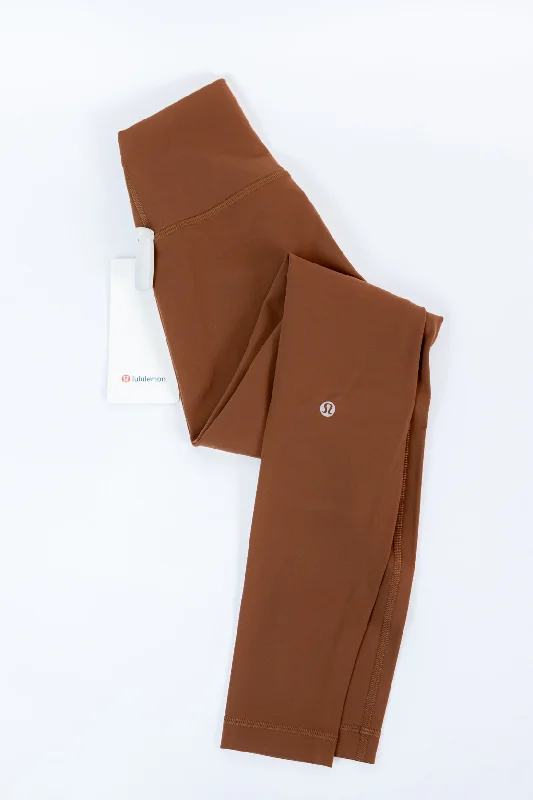 Knowledge And Elegance Wunder Train High-Rise Tight 28" | Roasted Brown