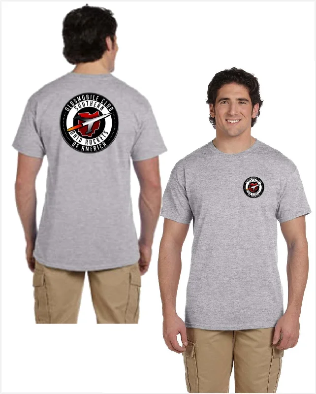 French Retro OCA Southern Ohio Rockets Chapter T-Shirt (BACK & FRONT PRINT)
