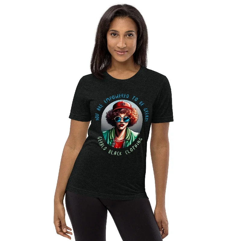 Comfortable Fashion Gerald Black Gold Label Empowered Women's Short Sleeve T-shirt EnCir