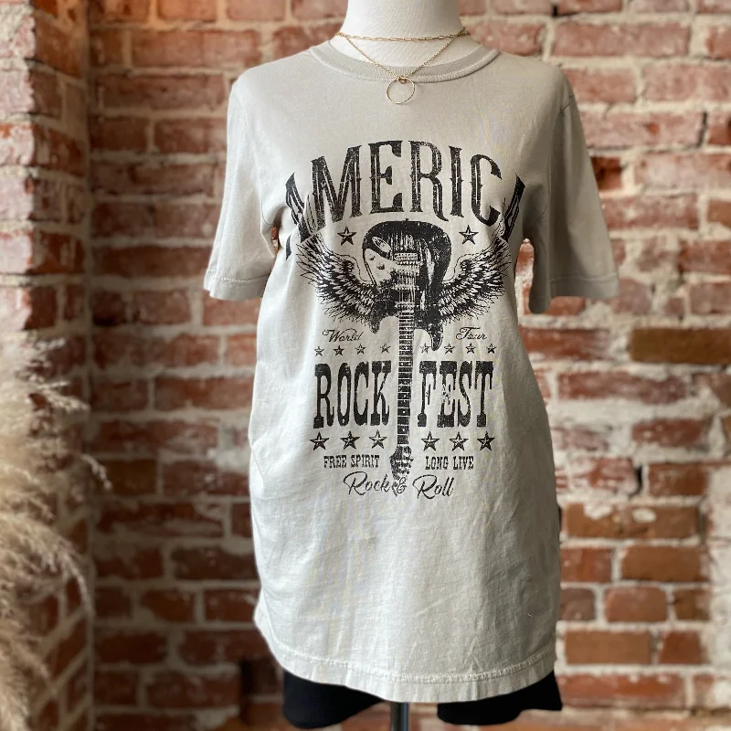 Party Wear America Rock Fest World Tour Graphic Tee