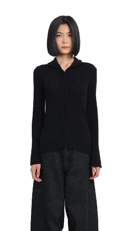 Warm and substantial Zip-Up Cardigan