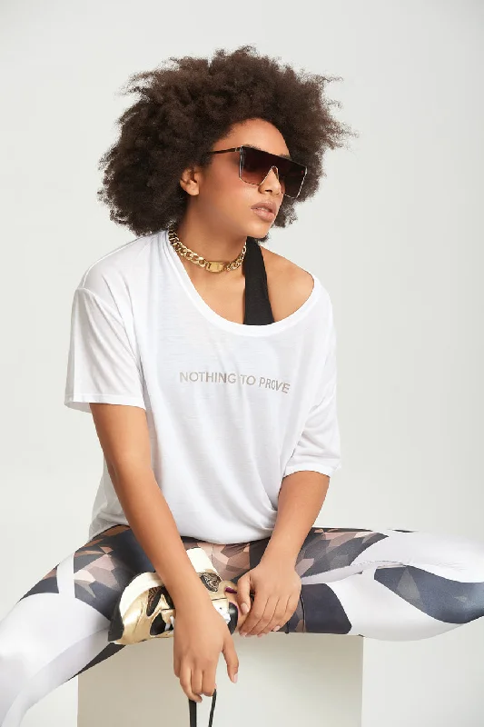 Hooded design Loose Tee