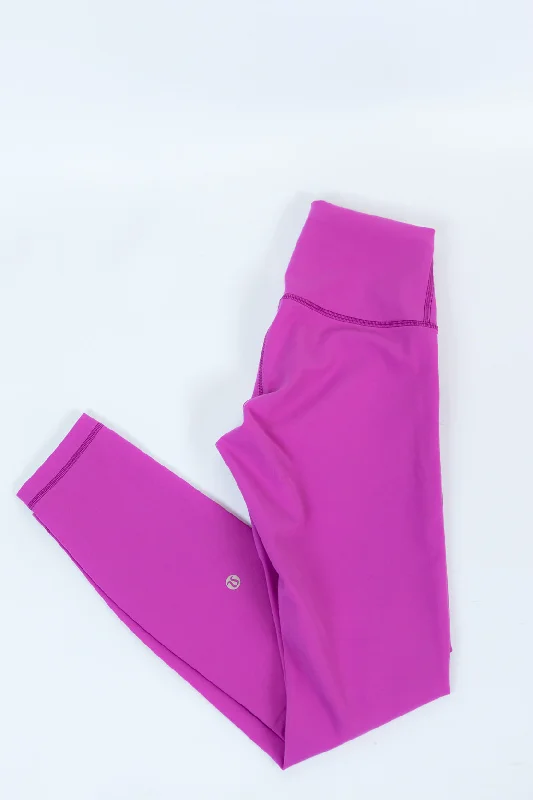 Design And Tailoring Wunder Train High Rise Tight 25" | Pow Pink Tone