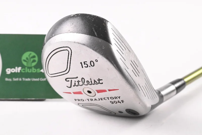 Casual Wear Titleist 904 F #3 Wood / 15 Degree / Stiff Flex Aldila NV Green 85 Shaft