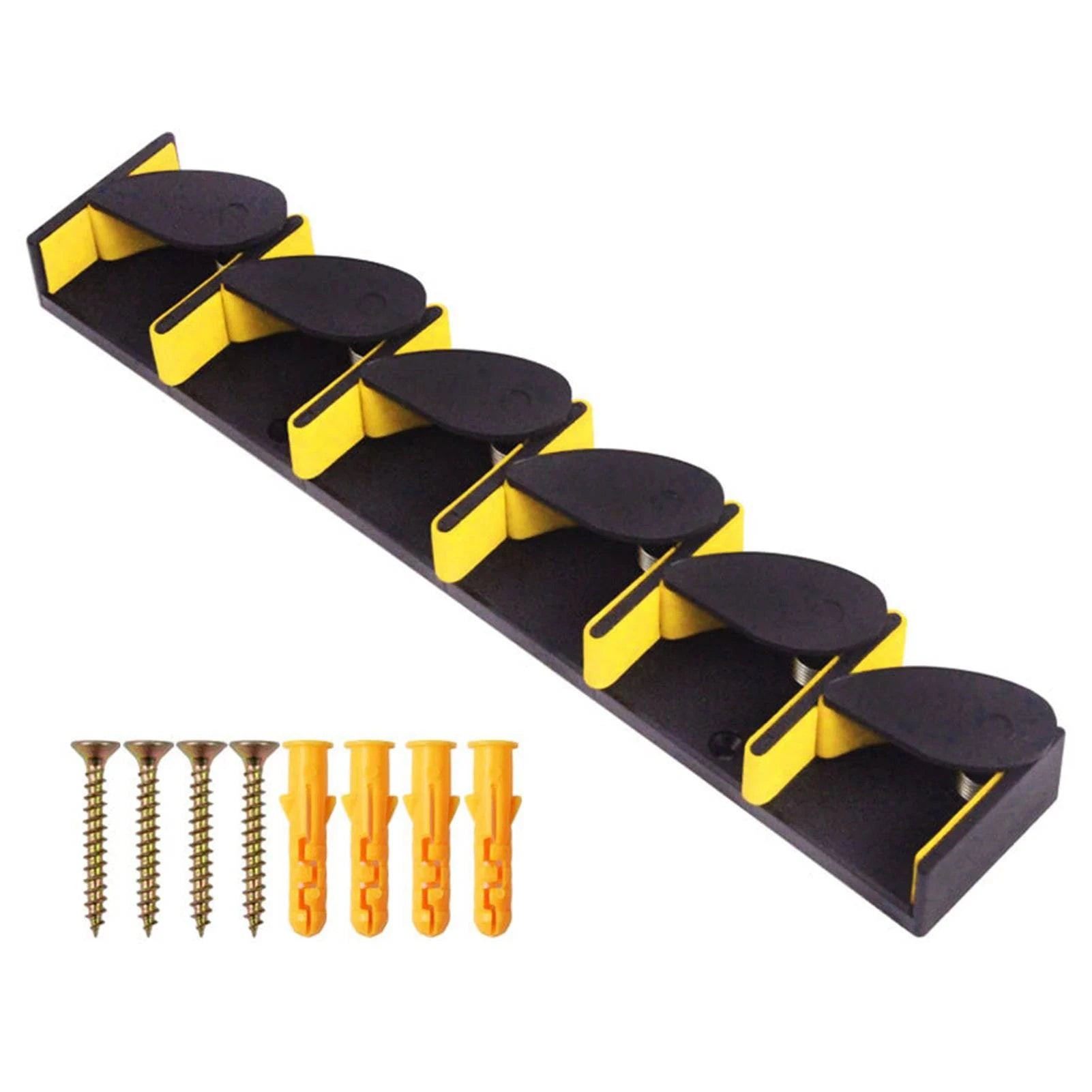 Personalized Wear Fishing Rod Holder Wall Mounted Fishing Pole Storage Holder Rack for 6 Rods Outdoor Fishing Accessories