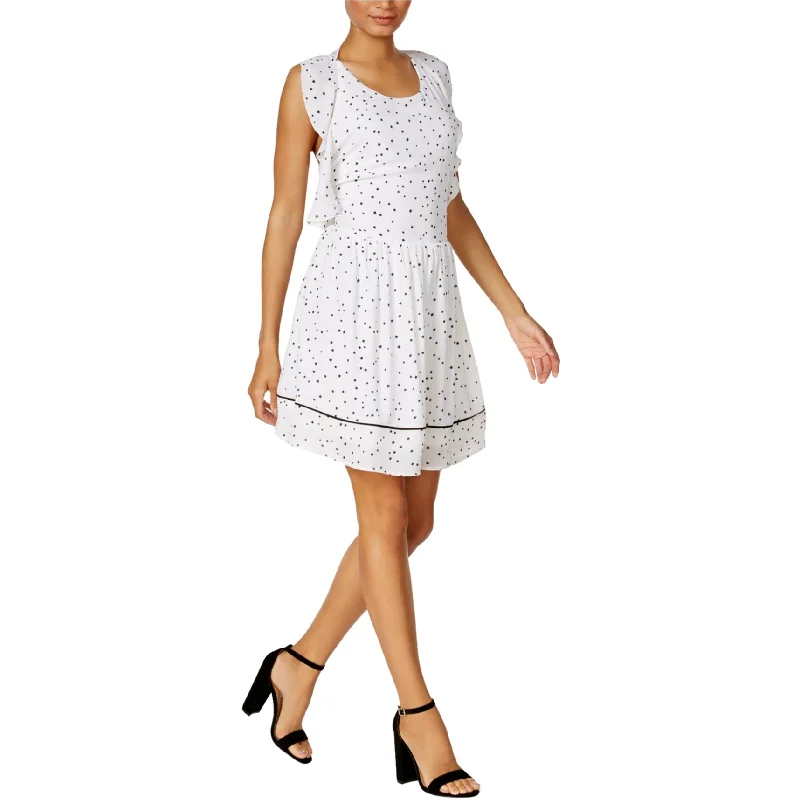 Short skirt design Maison Jules Womens Printed A-Line Fit & Flare Dress