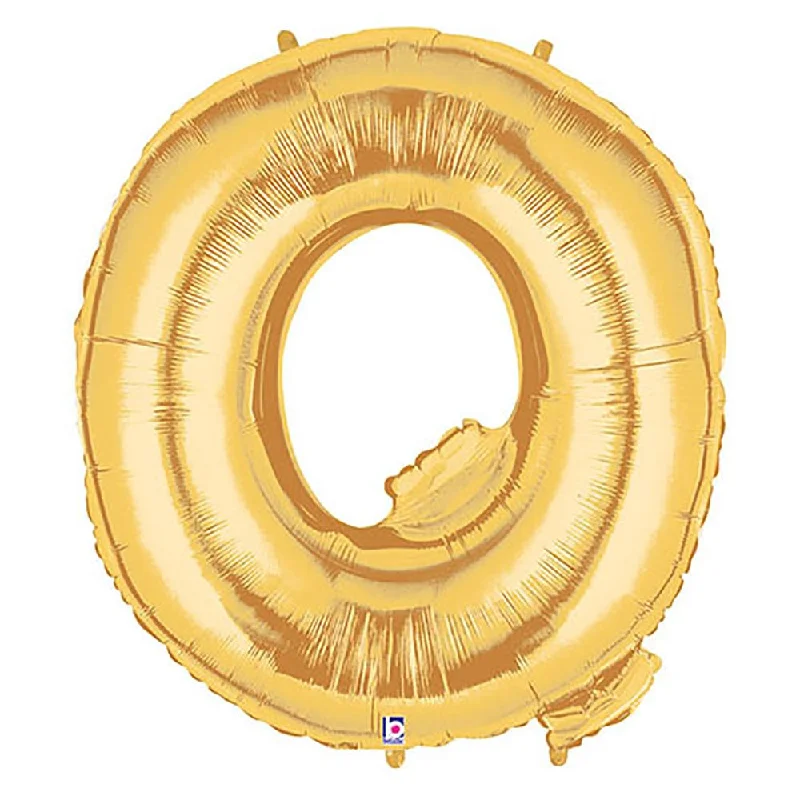 Sports High Waist Style 40 inch LETTER Q - GOLD MEGALOON