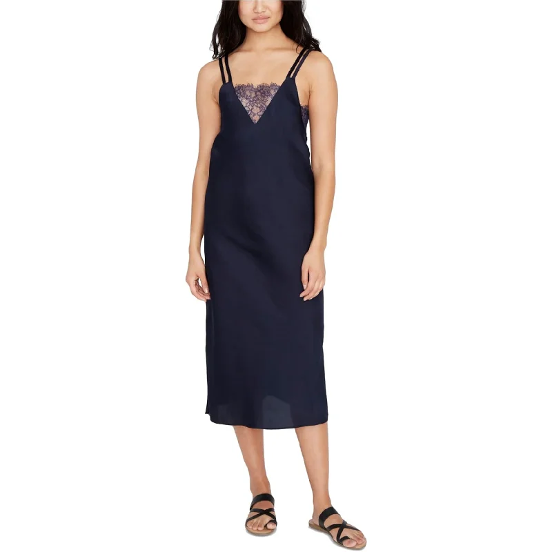 Elegant and noble Rachel Roy Womens Lace-Inset Slip Dress