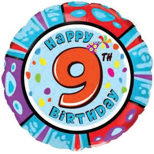 Sweet Style 18 inch HAPPY BIRTHDAY - NINE