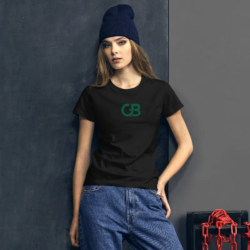 Dynamic Fashion Gerald Black Women's Short Sleeve Gold Label T-Shirt KG