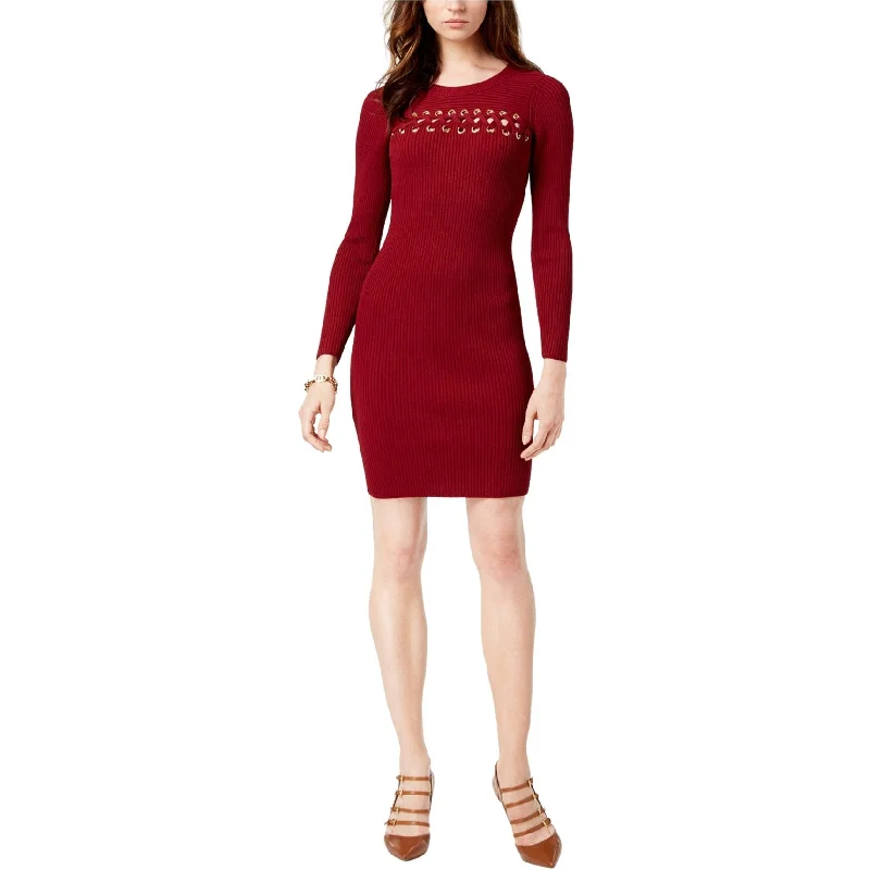 Unique Design Michael Kors Womens Lace Up A-line Sheath Dress, Red, XX-Large