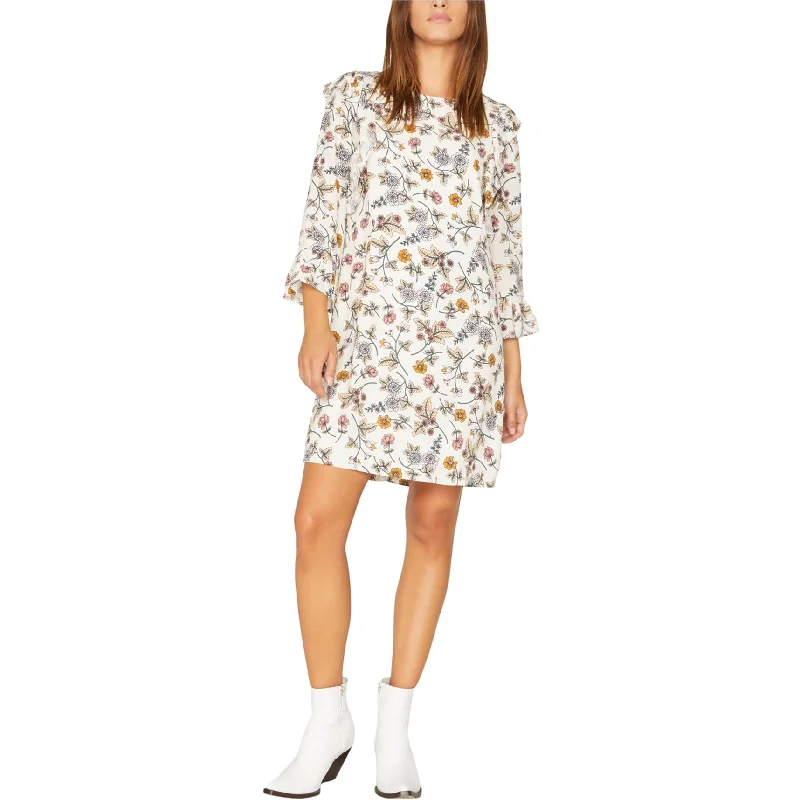 British Style Sanctuary Clothing Womens Floral Ruffled Dress