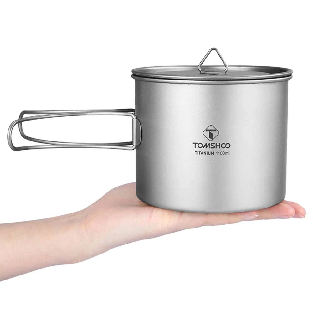 Fashion Touch 1100ml Titanium Mug Outdoor Camping Picnic Water Cup Camping Tableware Cookware w/ Lid Camping Accesorios Cookware Camp Fashion Touch 1100ml Titanium Mug Outdoor Camping Picnic Water Cup Camping Tableware Cookware w/ Lid Camping Accesorios Cookware Camp