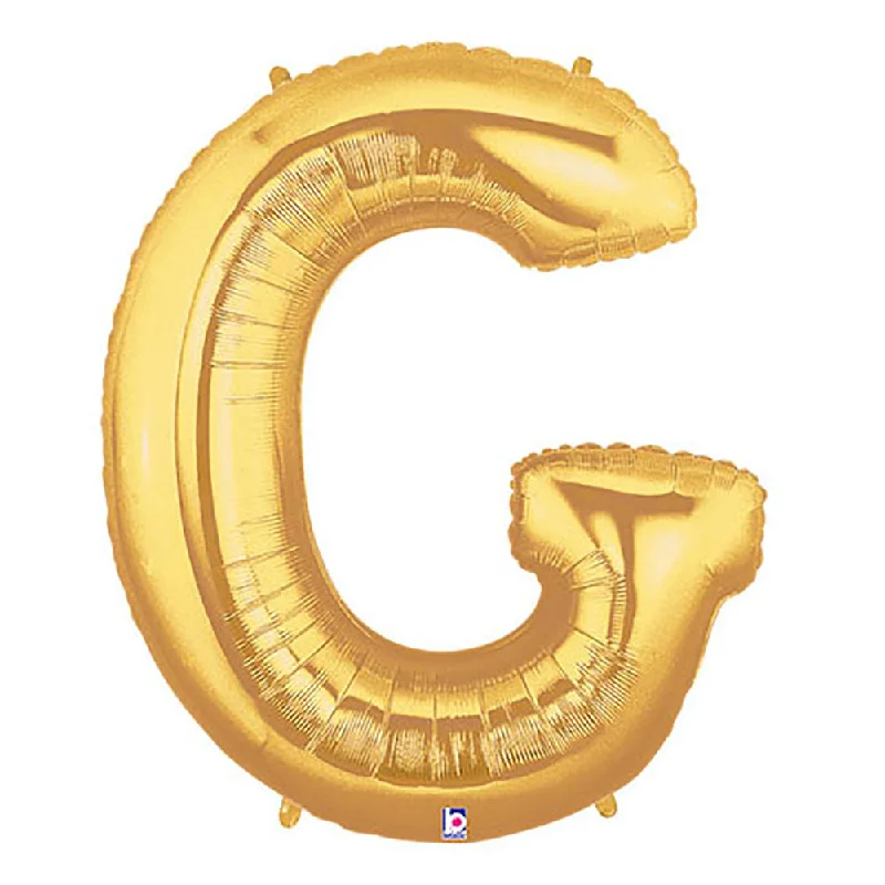 Personality Publicity 40 inch LETTER G - GOLD MEGALOON
