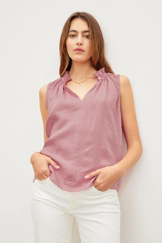 Fashion Must-have MASIE LINEN TANK TOP