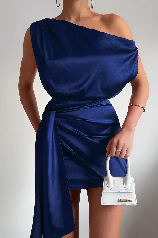 Soft Fashion Charisma Mini Dress - Navy
