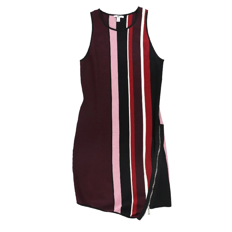 High waist design Bar Iii Womens Asymmetrical Sheath Dress