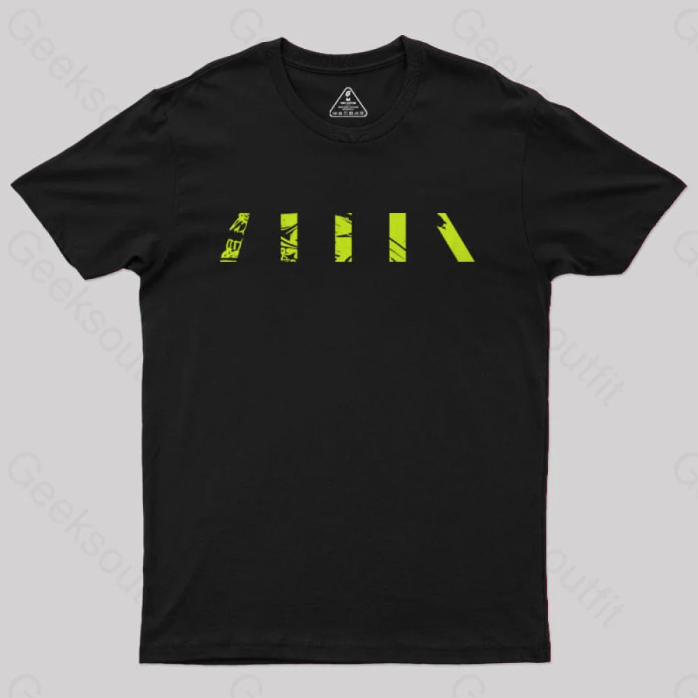 Chic Lounge Alien Green Pattern Geek T-Shirt