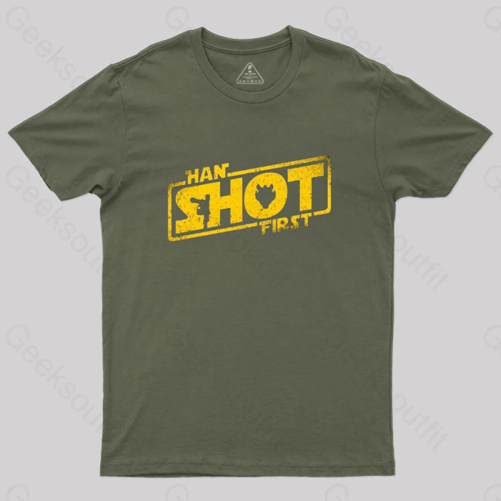 Comfortable Series Han Shot First T-Shirt