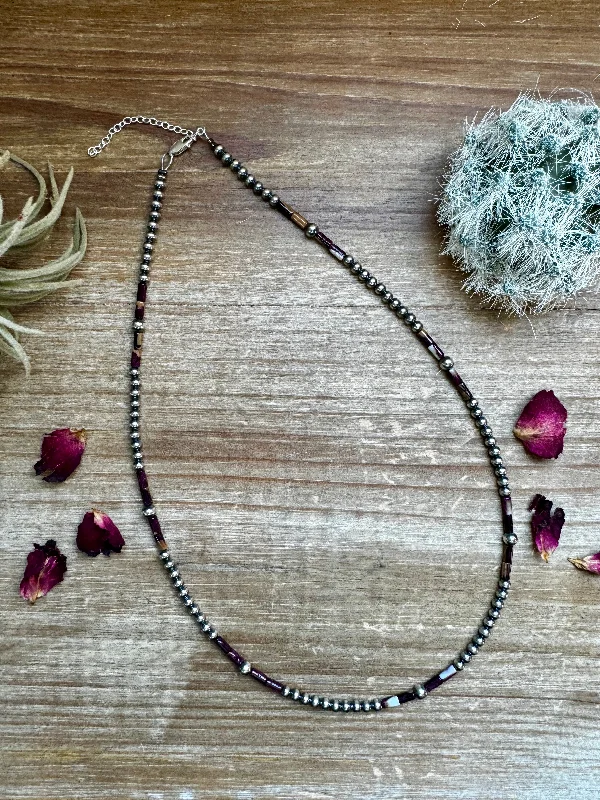 Design Perception 20 inch - NFR collection - sterling silver and purple spiny