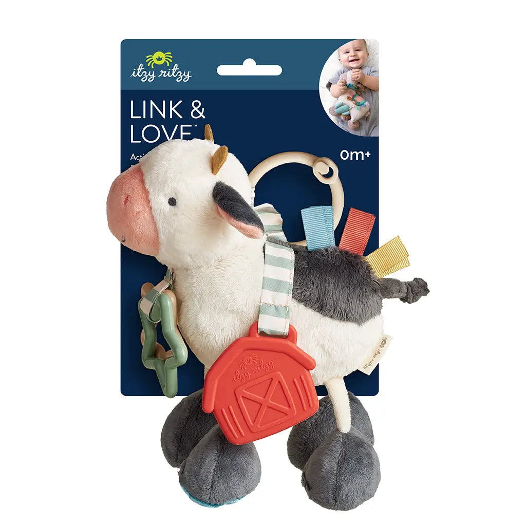 Modernism Itzy Ritzy Link & Love Plush | Cow